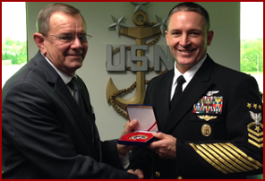 VFW Commander-in-Chief Presents Medallion